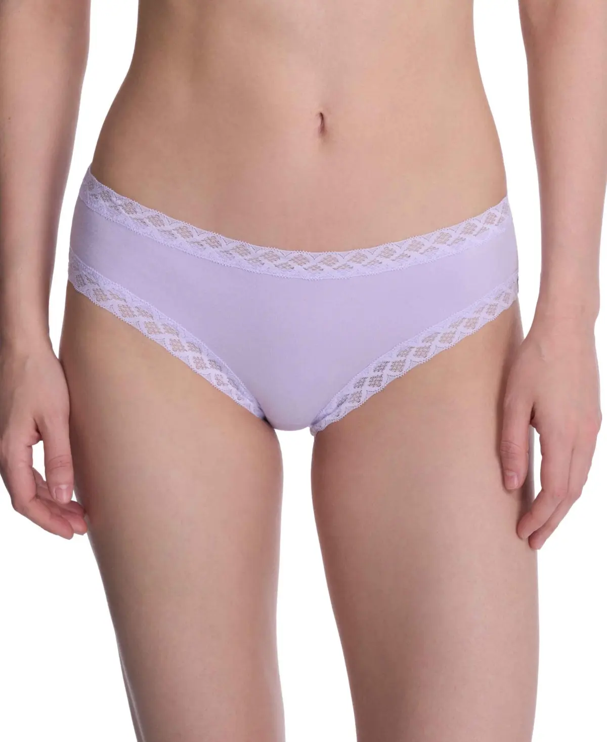 Women's Natori Bliss Girl High Quality Cotton Low-Rise Brief Panty - Blue Mist, High Quality Cotton Briefs, Low-Rise Briefs