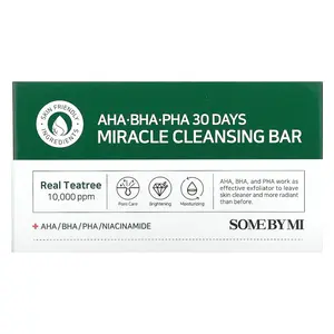 SOME BY MI AHA. BHA. PHA 30 Days Miracle Cleansing Bar, 106 g