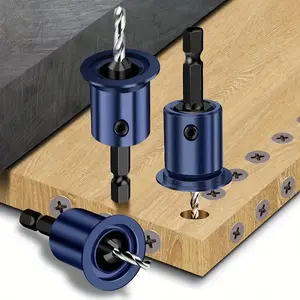 Countersink Drill Bit, Woodworking Drill Bit, Alloy Core Limiter Countersink Drill Bit for Router, Power Tool Accessories for Woodworking