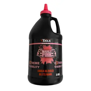 Manly Pink Fluorescent Extreme Visibility Marking Chalk - 3lb