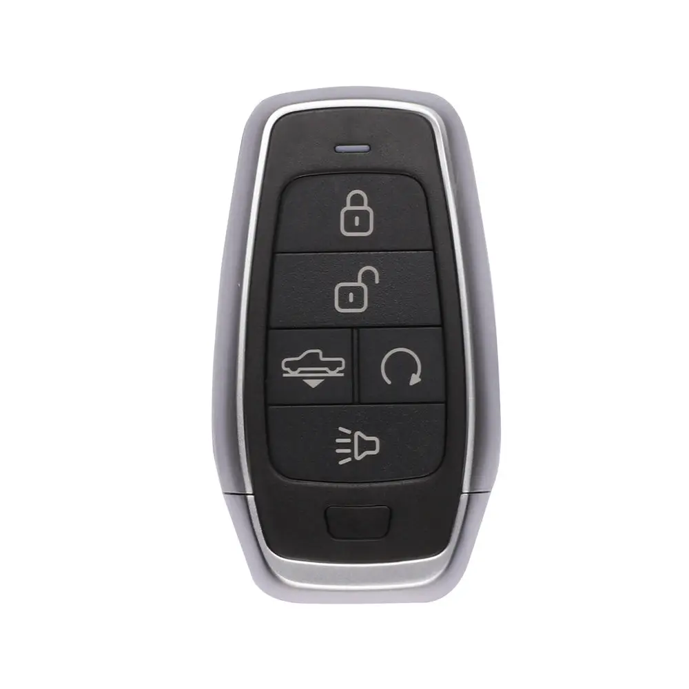Autel MaxiIM IKEY IKEYAT5PRA 5-Button Universal Smart Key Fob Shell, Car Key Accessory with Remote Start, Air Suspension Functions for Car Interior