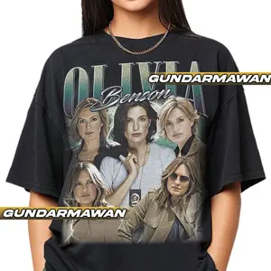 Limited Olivia Benson Vintage T-Shirt, Gift For Woman and Man Unisex T-Shirt