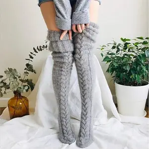 Knitted Women's Over Knee Length Thigh High Boot Socks with Extra Long Cozy Winter Stockings, Warmers, Comfortable Fuzzy Socks for Winter, Leg Warmers | Womenswear, Fashion, Style