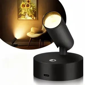 Smart LED Magnetic Wall Lamp, USB Rechargeable, Touch Control, Adjustable Light, Modern Mood Lighting, Ideal for Bedroom, Dining Room, Party Decor