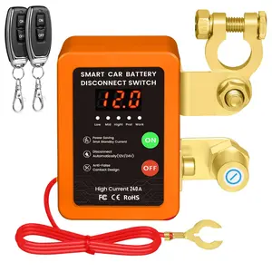 Kill Switch for Car - 12V Remote Battery Disconnect Switch Smart Voltage Car Battery Kill Switch for Vehicle, RV, ATV, Truck, Boat
