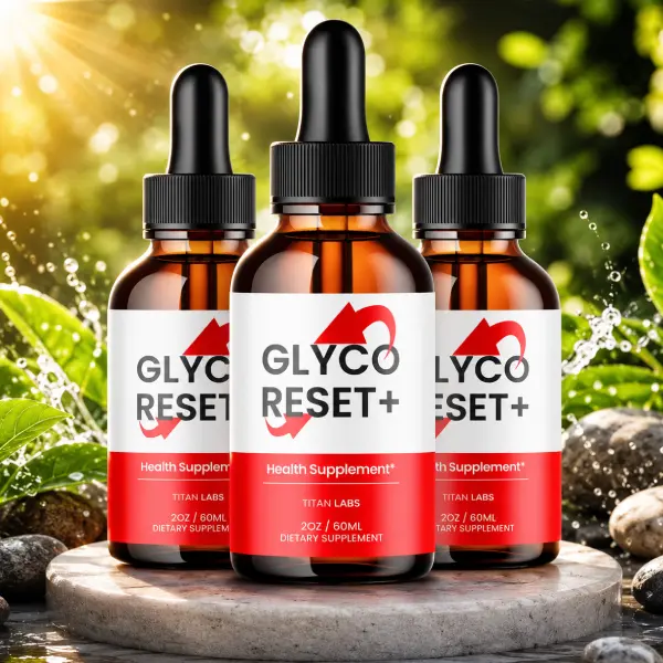 1 - 5 Pack Glyco Reset Advanced Blood Sugar Support Supplement Drops – GlycoReset Liquid Formula, 30 Servings, Fast-Absorbing Daily Health Supplement