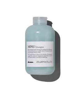 Davines Minu Shampoo 8oz - Rich Foam Cleanser for Colored Hair with Salina Caper Blossom Extract 250ml