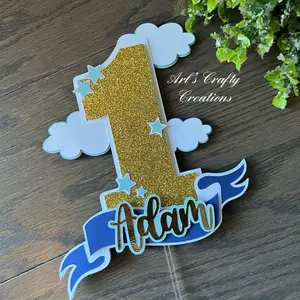 Personalized Cake topper/Twinkle Twinkle Little Star theme