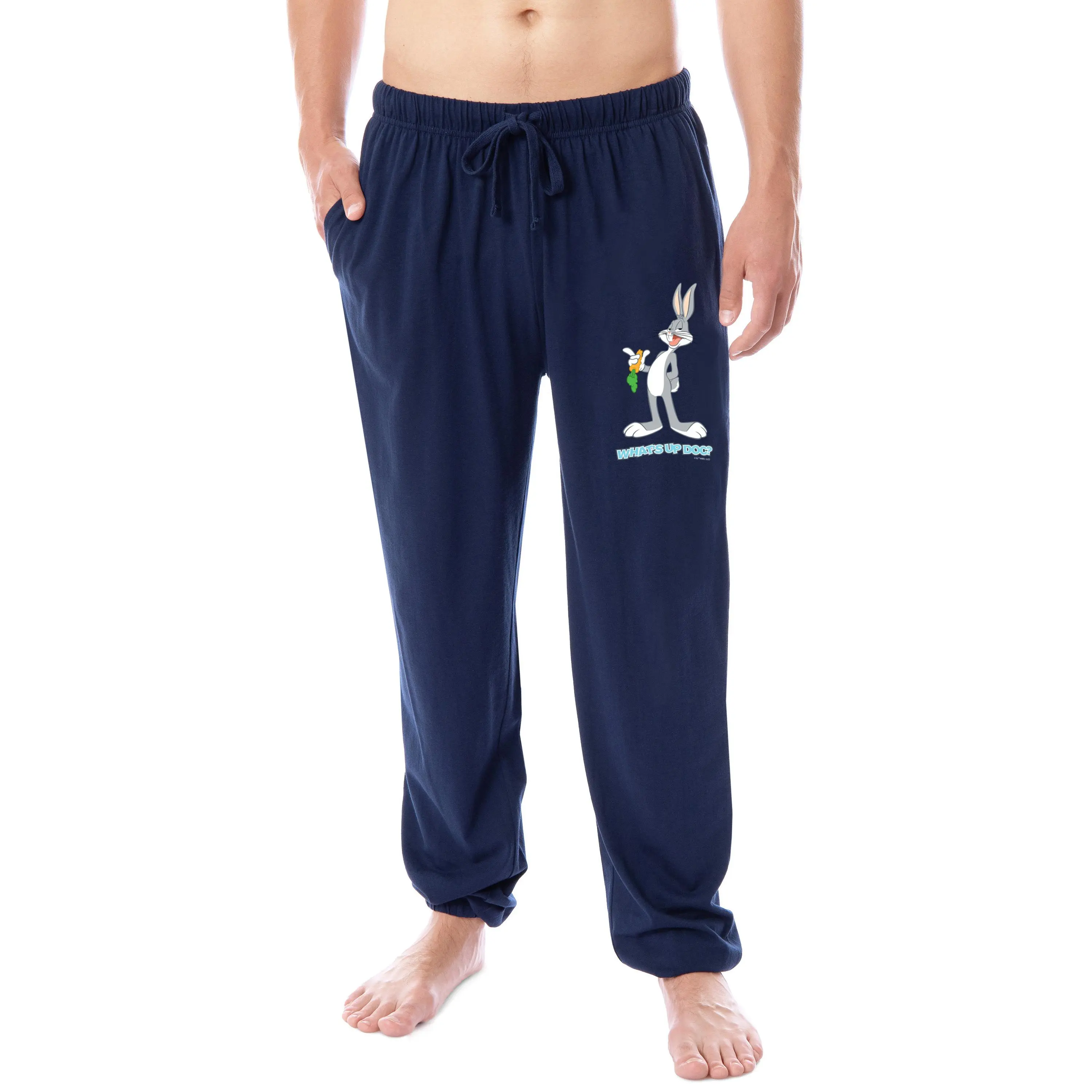 Looney Tunes Mens' Bugs Bunny What's Up Doc? Character Sleep Pajama Pants