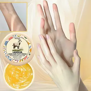 [10 PACK]Rozino Lanolin Hand & Foot Cream - Intense Moisture & Repair for Dry Rough Skin with Shea Butter Vitamin E & Bee Venom Non-Greasy Fast Absorbing Daily Use