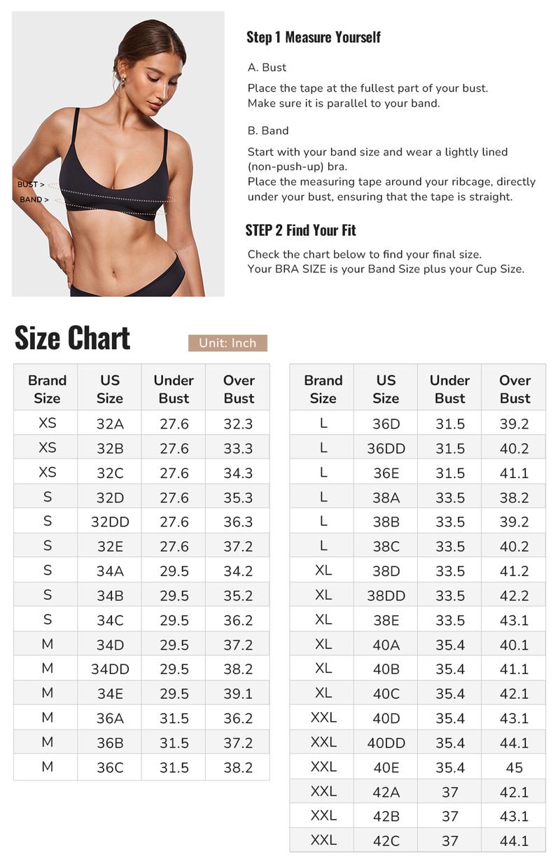 INLYRIC Women's Inbarely Triangle Bralette Comfortable Unlined V Neck Wireless Smoothing Bra Top Stretch