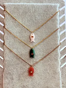 Fish pendant necklace