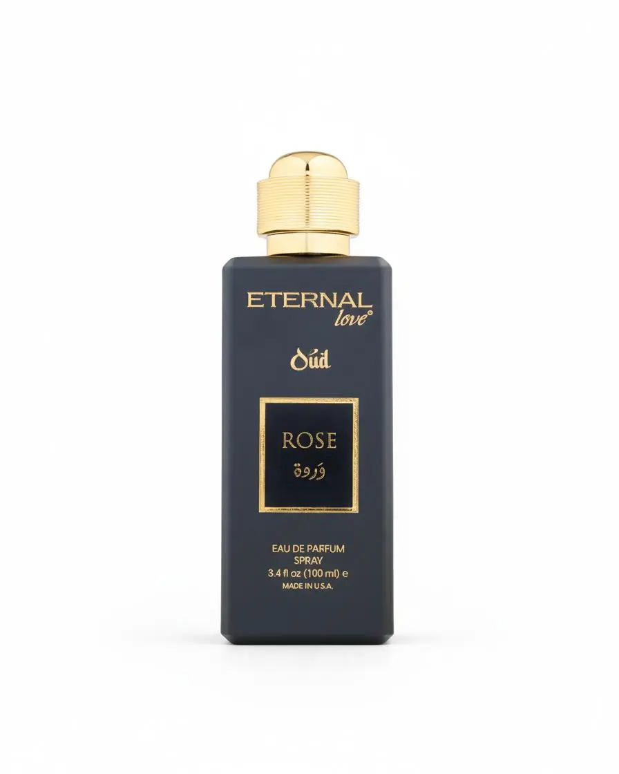 EL Rose Oud EDP 100ml, Long-Lasting Unisex Floral Oud Perfume, Amber-Woody Fragrance