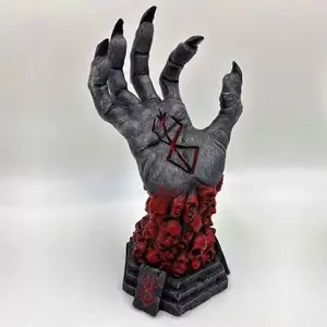 Berserk Hand of God Halloween Decoration Statue Ornaments, Gothic Anime Inspired Decorative Art Piece, Perfect Gift for Fans & Collectors, Unique Home Accessory
