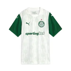 PUMA Mens Palmeiras Torcedor Away Jersey 25 Casual - White