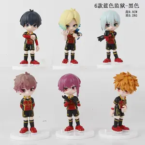6pcs/set BLUE LOCK Figure Model Toys 9.5cm
