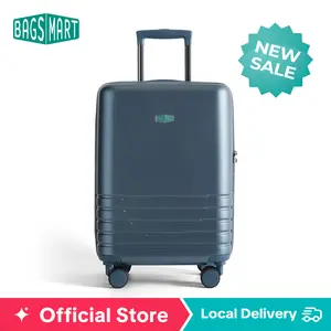 【New In】BAGSMART Getaway 20" Carry-On Suitcase with GlideTech Wheels Expandable from 40L to 48L Durable PC Shell TSA Lock Water-Resistant Interior