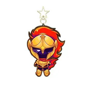 Magnetic Hearts of D3rlord3 and Avery Minecraft ARG Chibi Keychain