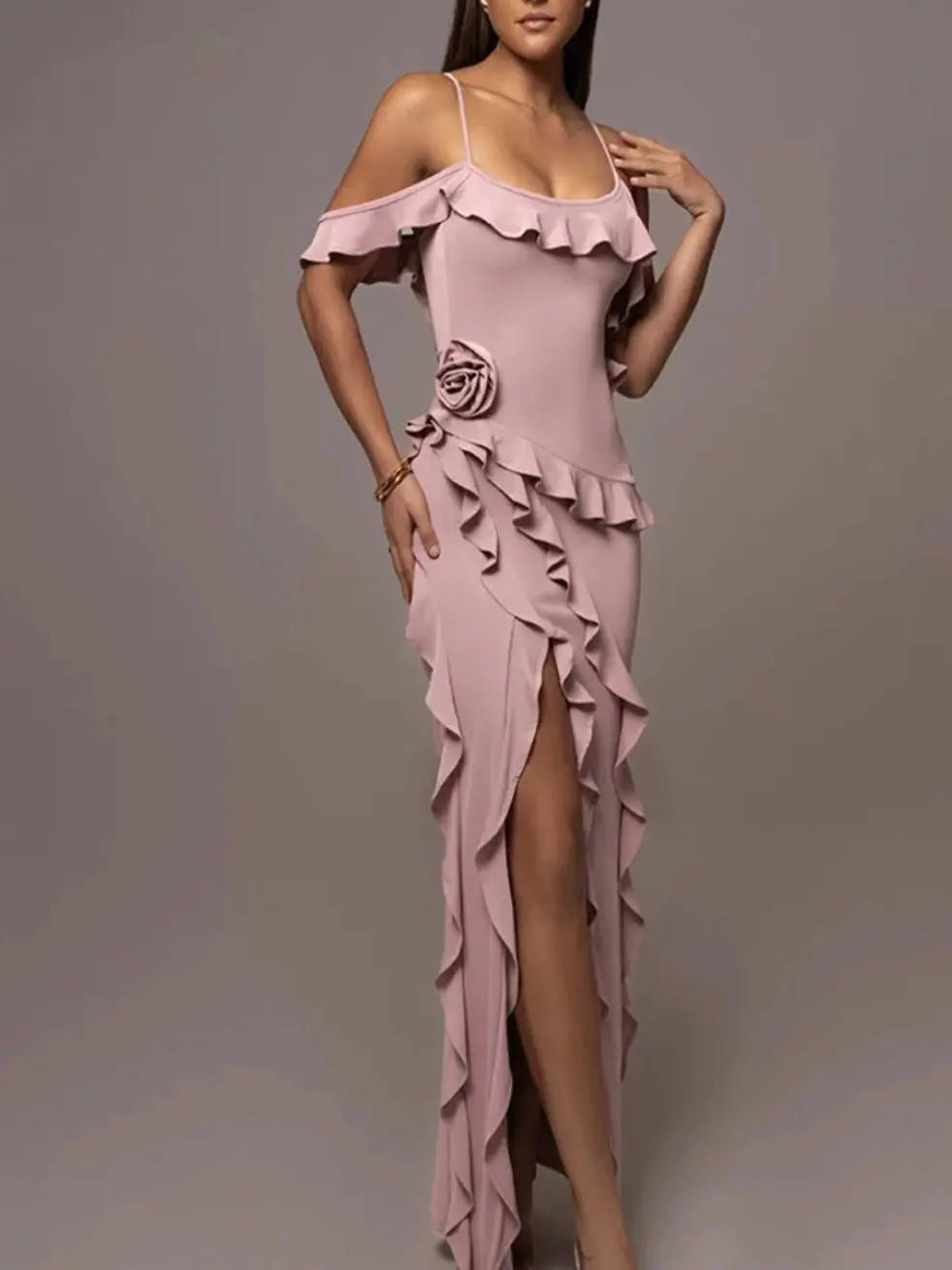 MILLA MAXI DRESS - PINK