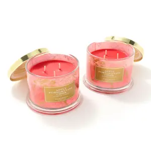 HomeWorx by Slatkin + Co. S/2 14 oz Happy Harvest Candles