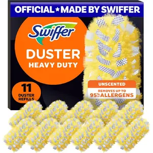 Dusters Heavy Duty Multi-Surface Duster Refills for Cleaning, Unscented, 11 Count