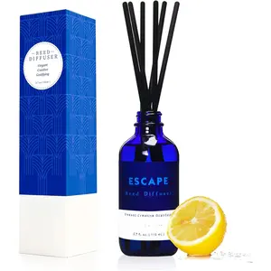 Reed Diffusers Set, 3.7 Oz Scent Diffuser, 6 Reed Diffuser Sticks, Home  Hyacinth, Peony & Citrus,  Oil Diffuser Reeds, More Masculine Scent, Bathroom & Office Decor 110ml