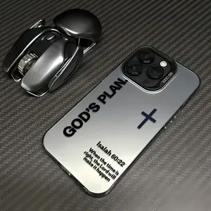 Unique GOD'S PLAN Patterns Phone Case Combining A Bold Faith Design And Premium Clear Finish Merging Religious Spirit With Timeless Fashion Sense For iPhone 17.16.15.14.13.12.11.X.XS.XSMAX.XR.8.7