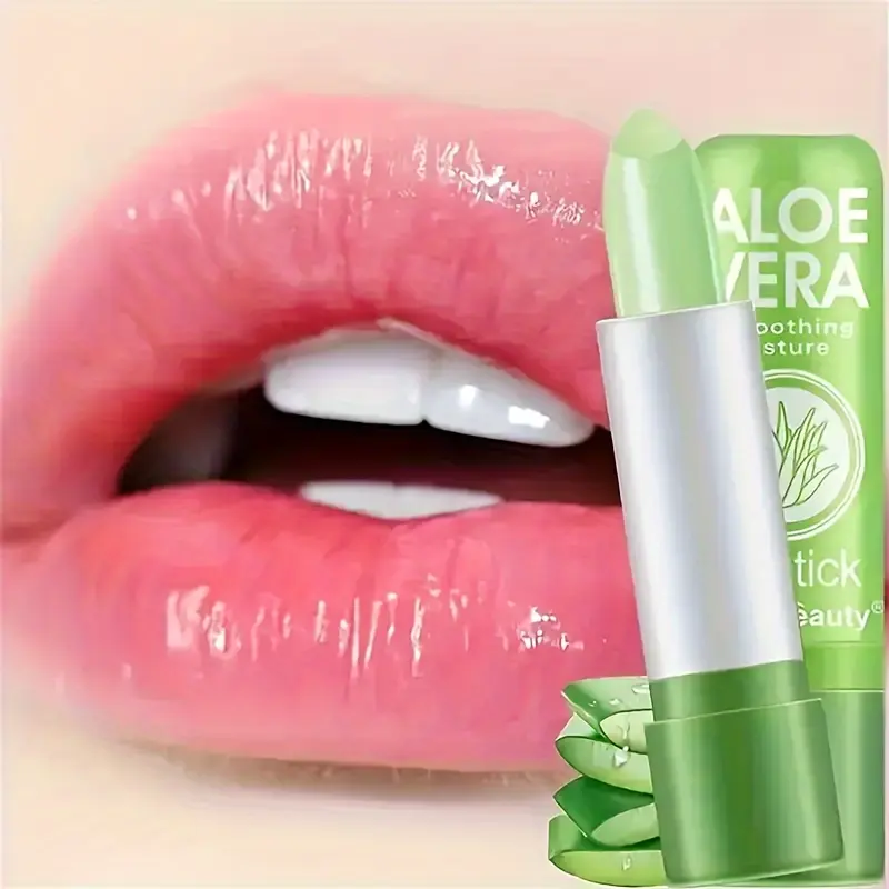 5-Pack Aloe Vera Lipstick/Long-Lasting Nourishing Hydrating Hydrate  Moisturizing Moisturizer Lip Balm/Lip Topper/Magic Temperature  Sensation/Daily Lip Care/Subtle Color Change/Transparent Glossy Lip Gloss  Formula for Sensitive Light - TikTok Shop