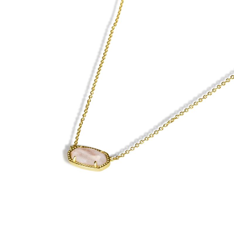 Kendra Scott Elisa Pendant Necklace for Women, Fashion Jewelry, 14k Gold-Plated, 4217703444 Azalea Illusion