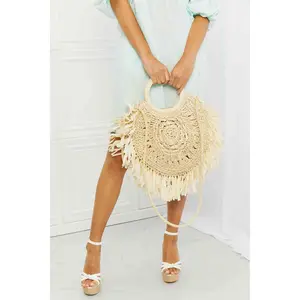 Fame Found My Paradise Straw Handbag