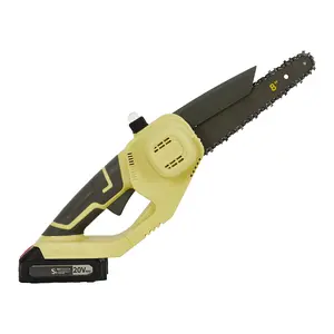 Garvee Wireless 8" Brushless Electric Chainsaw – 20V Battery Powered, Lightweight Mini Saw, Auto Oiling, Handheld for Tree Trimming, Wood Cutting, Storm Clean-Up, DIY – Professional Industrial Tool