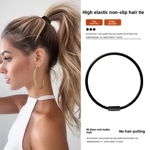 High elasticity mountaineering anti-skid hair band women's mountain climbing sports headband durable rubber band hair tie ponytail hair accessories hair rope