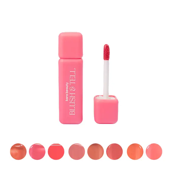 Kara Beauty Blush & Tell Liquid Blush - Hydrating Formula with Vitamin E, Lightweight Dewy Texture, Buildable Color, Vegan Cruelty-Free, Forever, Radiant Finish, Long-Lasting, Seamless Application - Cosmetic, Makeup