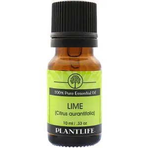 Plantlife Lime Essential Oil 10 ml – Bright Uplifting Citrus Aromatherapy Oil