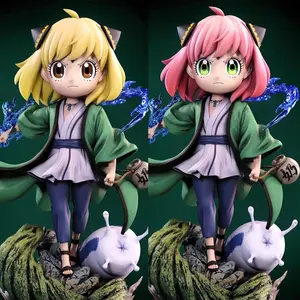 19cm/7.48in Anime NARUTO Figure Anya Forger Cosplay Tsunade Action Figures Pvc Statue Collection Model Toys Gifts
