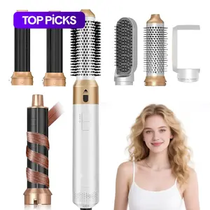 5 in 1 Air Styler, Magic Styler, Hair Dryer Brush, Multi use Styling Appliances, Thermal Wrap, for Curling, Straightening, Volumizing and Drying, Hair Curler, Hair Curling Iron, Ionic Technology, Christmas, Black Friday