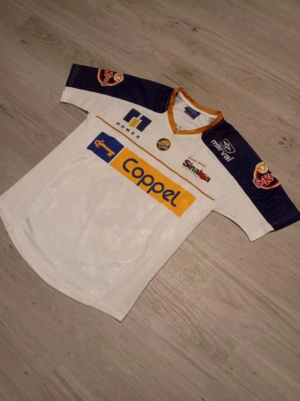 Dorados de Sinaloa ORIGINAL Marval Vintage Rare Soccer Jersey S 5Y3