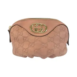 Pre-owned GUCCI Other Tote Bags Guccissima Leather Pouch