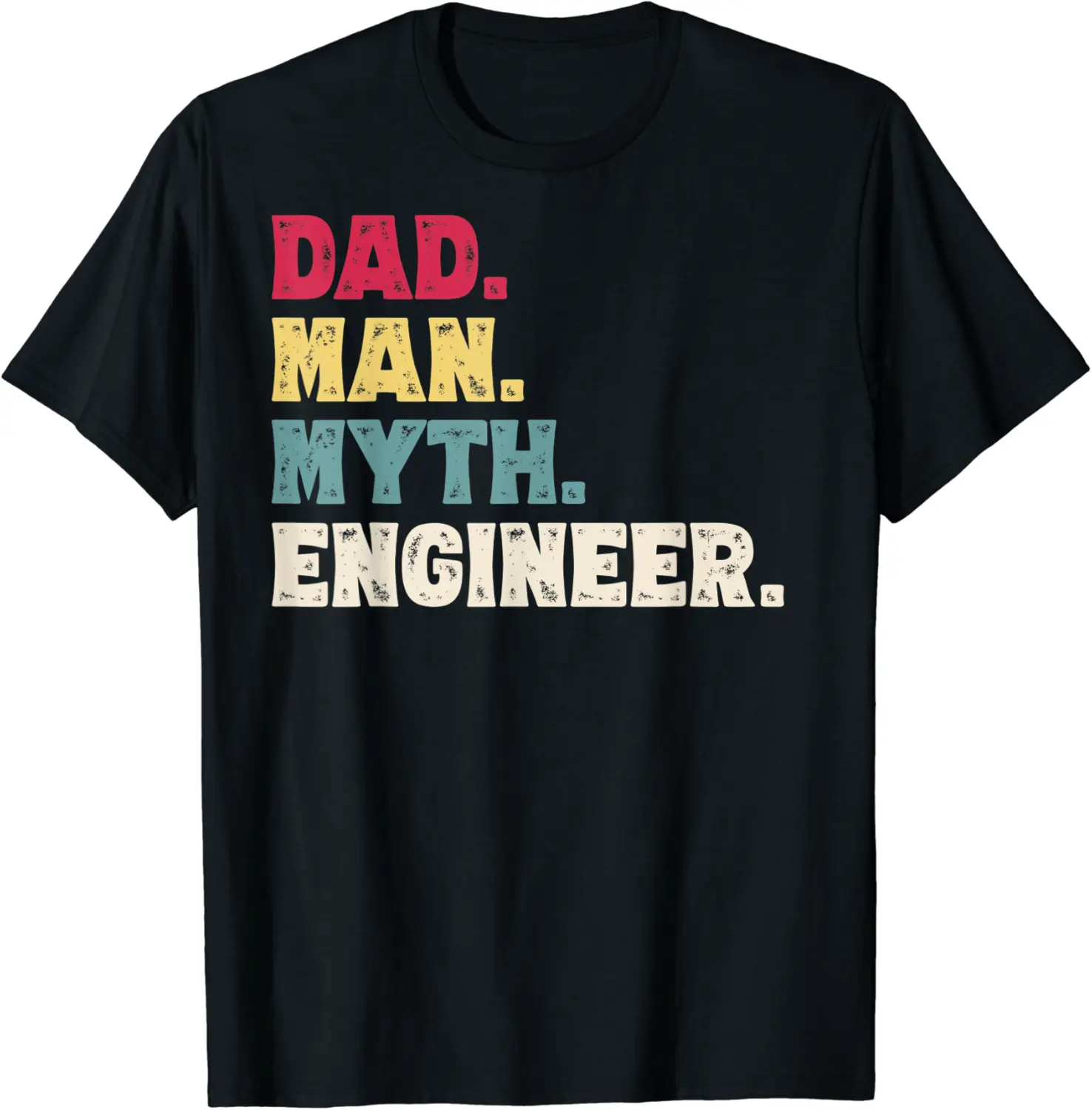 Mens Dad Man Myth Engineer Funny Father's Day Gift T-Shirt - Viqarfaroo Shop 44B07S8X3DCS