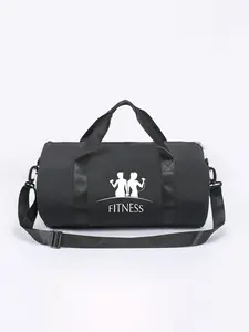 Large Capacity Gym Print Luggage Bag, Unisex Fitness Travel Outdoor Sports Storage Bag, Easy Handling for Gym, Travel, All Seasons