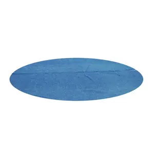 Bestway Round Solar Cover for 15' and 16' Above Ground Pools, Blue (Cover Only)