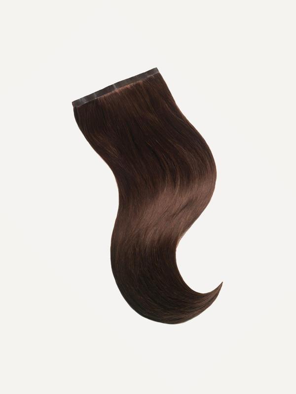 20" Seamless Chocolate Brown Clip-Ins (180g)