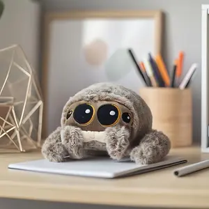 Halloween gifts Lucas Spider Plush Toy, Cute Big Eye Spider Cat Doll, Fun Pet Toy for Cats & Dogs, Soft Stuffed Animal, Ideal Gift for Kids