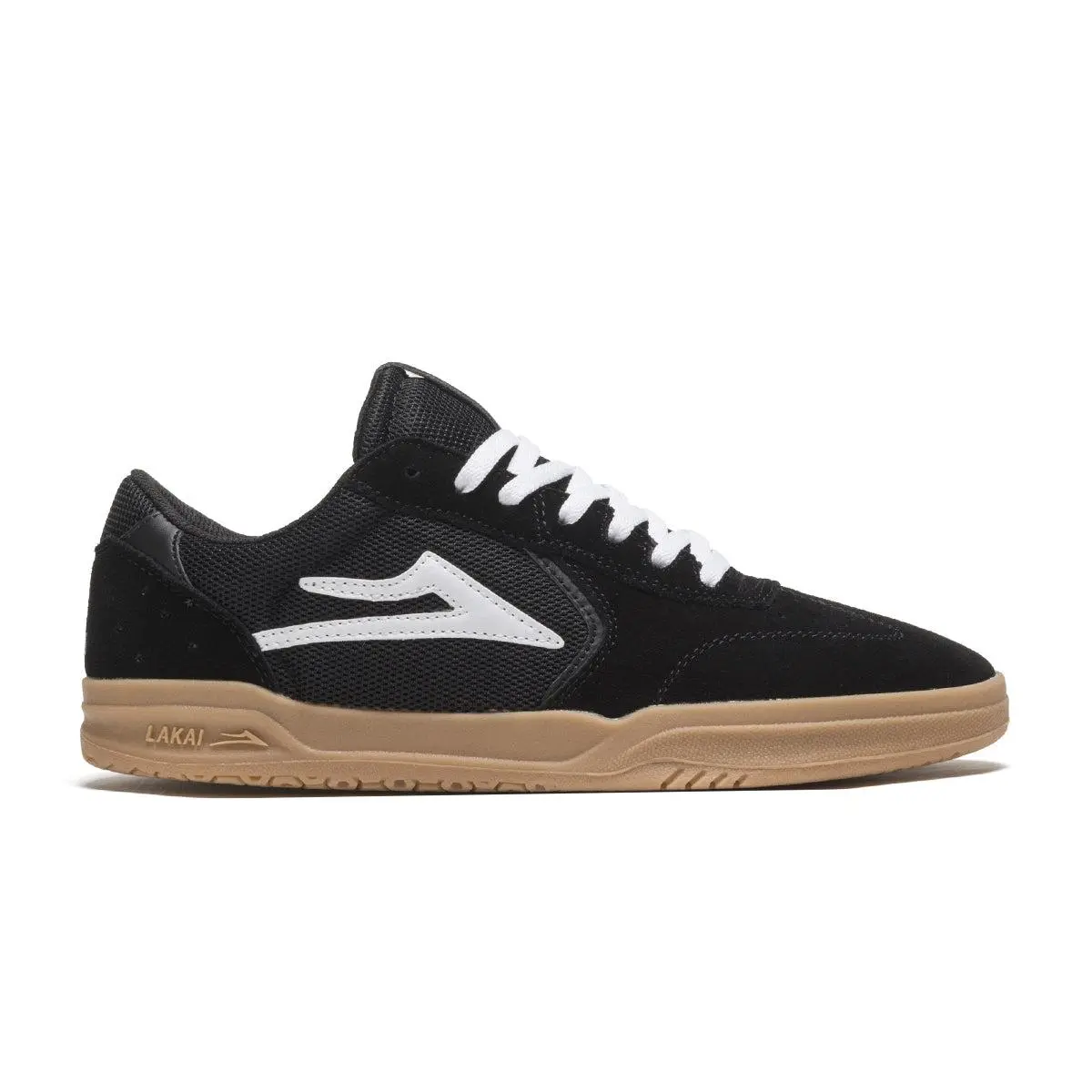 Lakai Skateboard Shoes Atlantic Black/Gum Suede