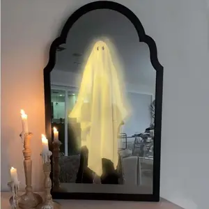 Halloween Ghost Mirror Hologram, Spooky Haunted Mirrors for Indoor & Outdoor Decor, Perfect for Autumn Fall Harvest Celebrations, Decoration Decorative Kids tiktokshopspringglowup
