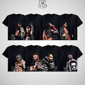 Fields WWE Wrestlers Collection Tee, WWE Wrestlers Tshirt WWE Fan, WWE Superstars Tee, WWE Champions Sports Shirt, Gift for Him Gift For Her Crewneck Cotton Top