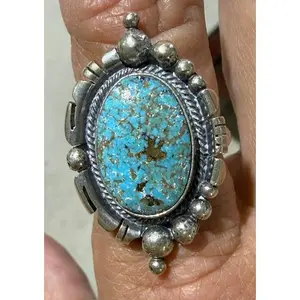 Daniel Benally Kingman Web Ring Size 9