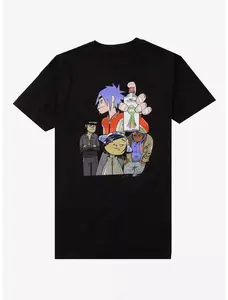 Gorilla Group Poster Shirt | Alternative Rock Band Graphic Tee | Indie Music Poster T-Shirt | Cartoon Band Streetwear Tee | Gorilla Fan Gift