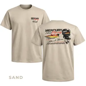 Mercury Racing Boat Shirt, Speed Boat Graphic Tee, Racing Boat T-Shirt, Gift for Boat Lovers