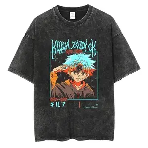 Killua Zoldyck  Shadow Lightning Vintage Oversize Tee